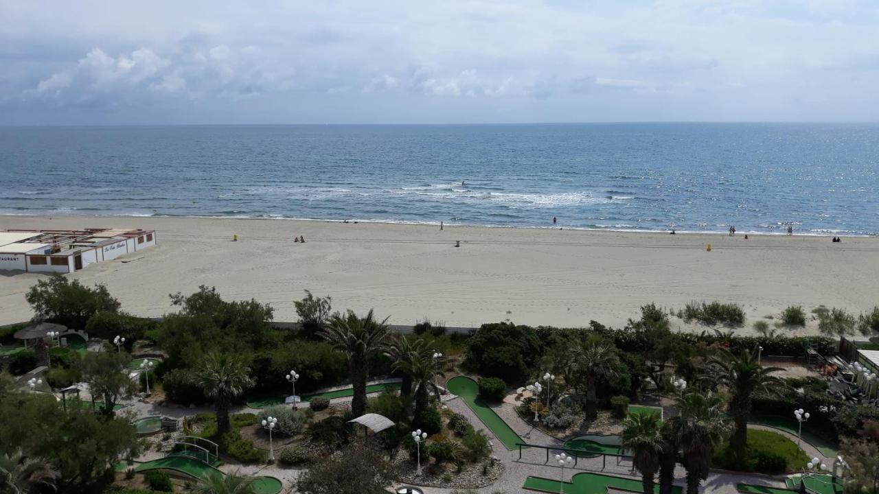 Studio Vue Sur La Mer Au 6Eme Et Dernier Etage Canet Exterior foto