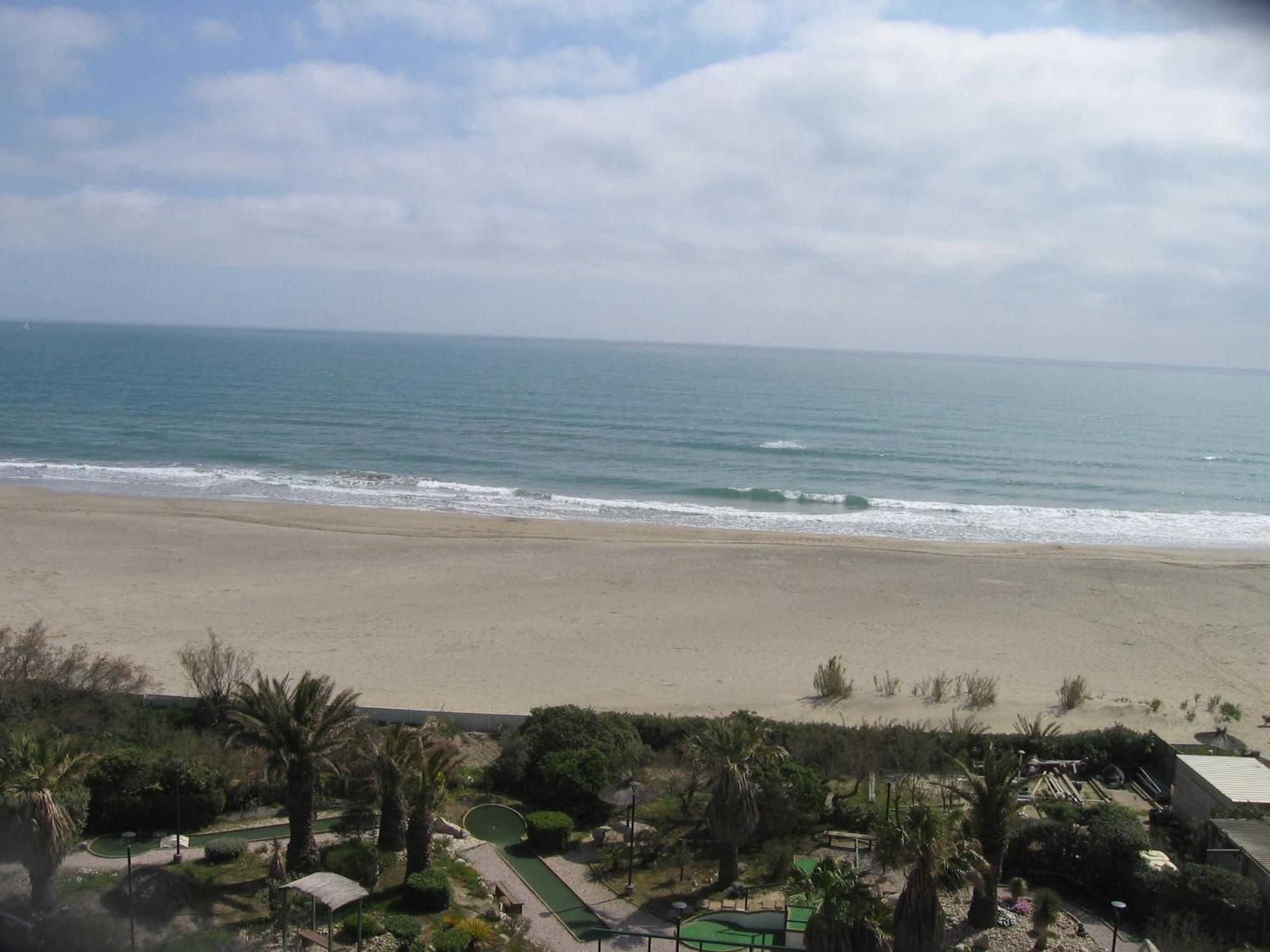Studio Vue Sur La Mer Au 6Eme Et Dernier Etage Canet Exterior foto