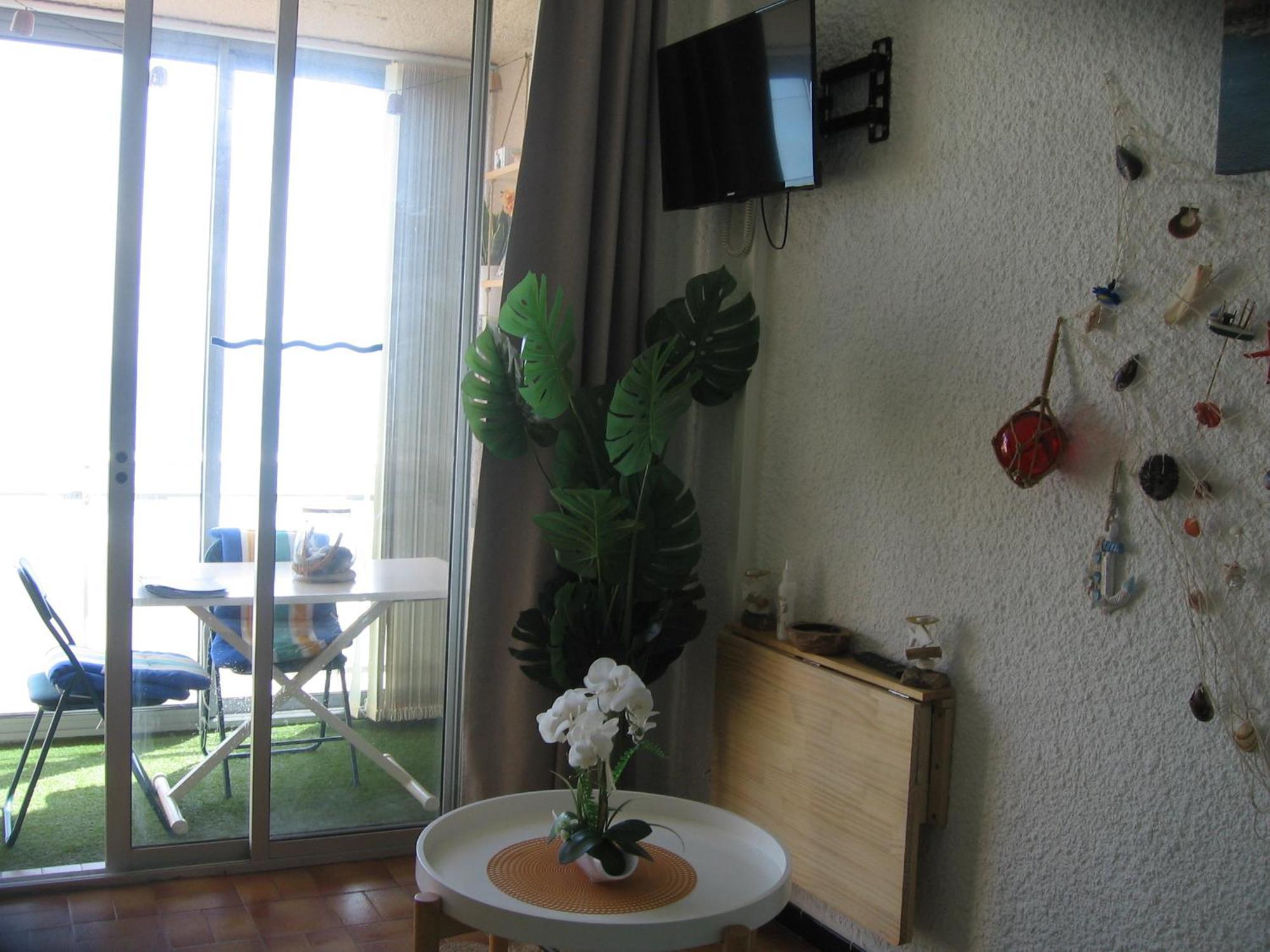 Studio Vue Sur La Mer Au 6Eme Et Dernier Etage Canet Exterior foto